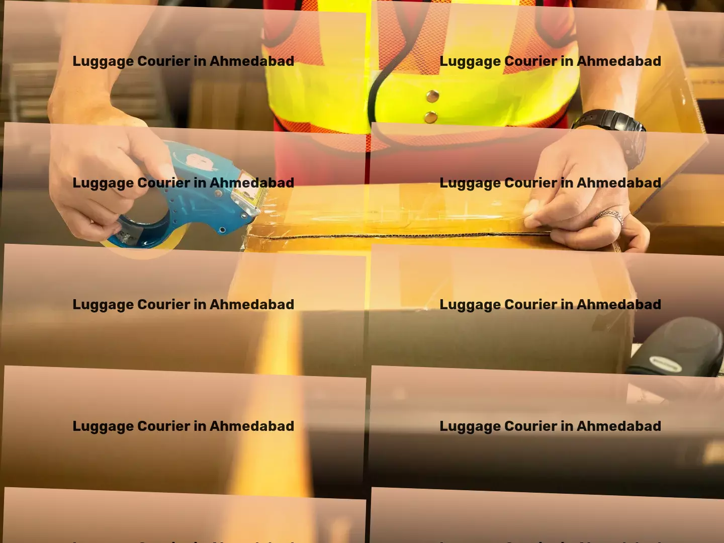 Luggage Courier in Ahmedabad, Gujarat (GJ) Building stronger logistics foundations for businesses! - Freight and cargo consolidation