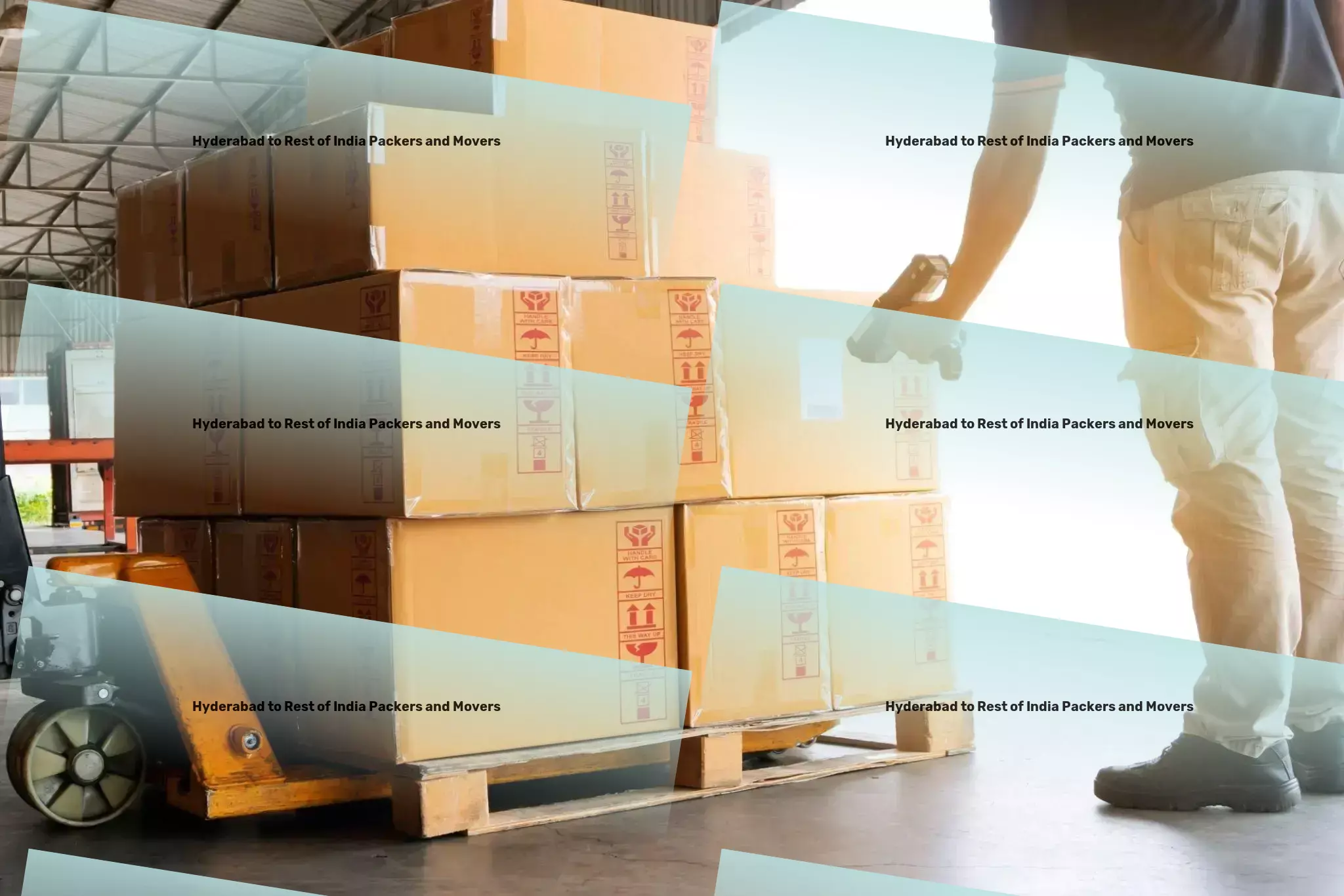 Hyderabad to Rest Of India Packers And Movers Embark on a seamless venture across the Indian realm! - Bulk goods delivery