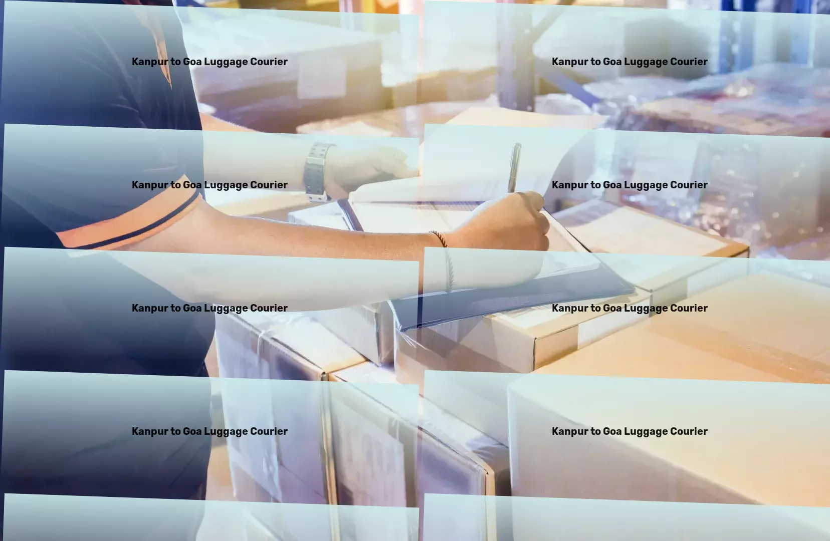 Kanpur to Goa Luggage Courier Navigating the goods transport maze in India made easy! - Local cargo services