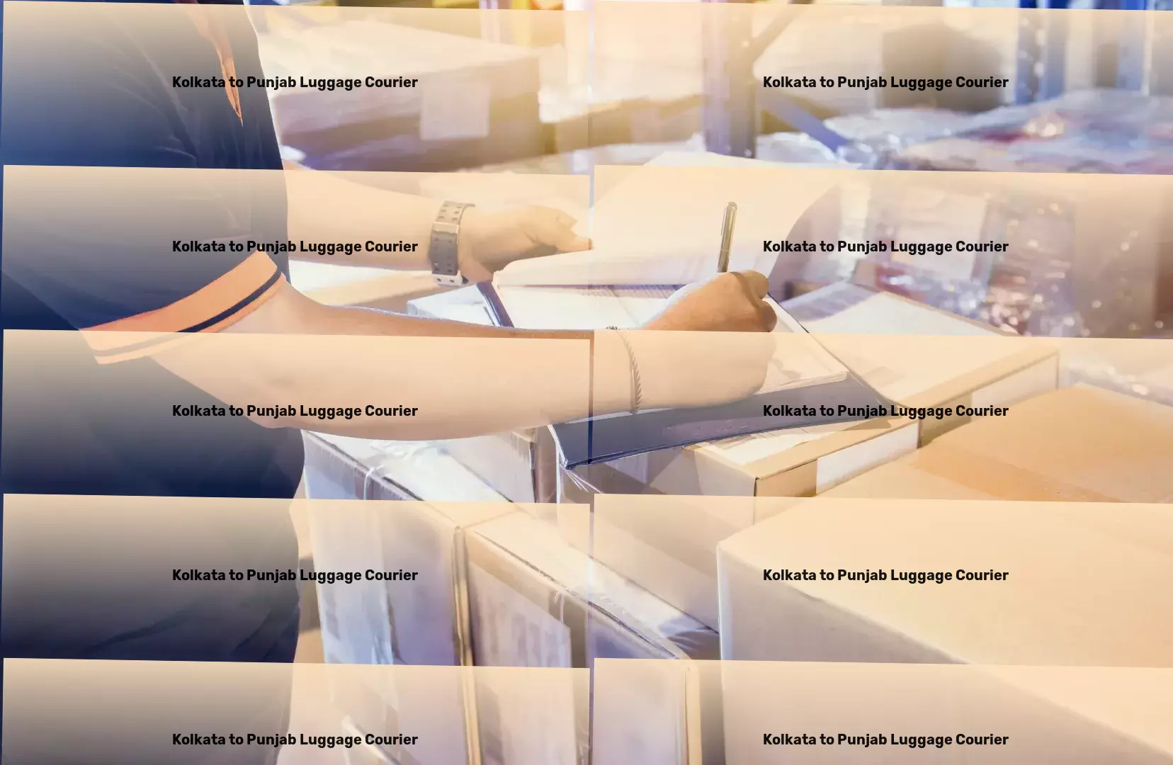 Kolkata to Punjab Luggage Courier Changing the face of goods transit one delivery at a time in India! - Domestic parcel services