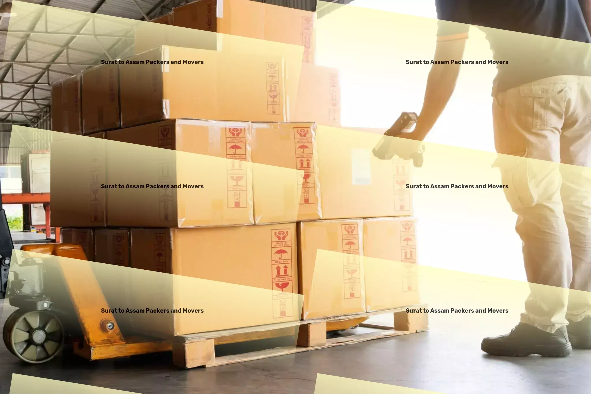 Surat to Assam Packers And Movers Your logistics, simplified and streamlined like never before! - Heavy freight transportation