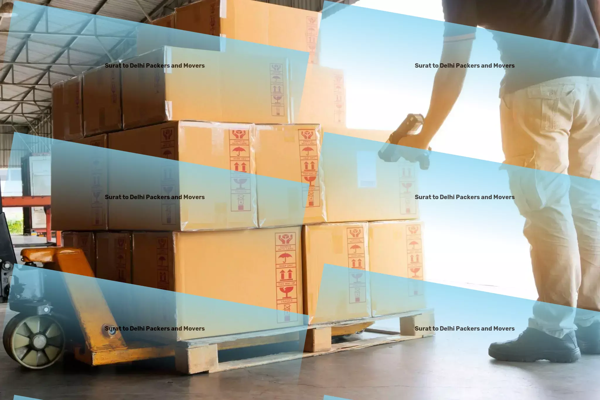 Surat to Delhi Packers And Movers Seamless delivery across India at your convenience! - Nationwide freight and shipment