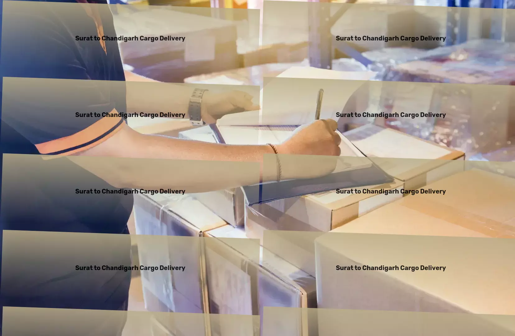 Surat to Chandigarh Cargo Delivery Connect with destinations in unparalleled comfort! - Specialized cargo shipping